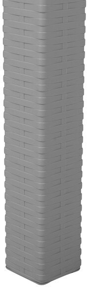 Kerti asztal FOSSANO 80 cm 80 cm Világosszürke