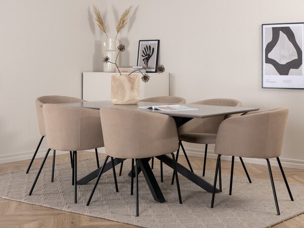 Étkezőgarnitúra Dallas 3036, 76x90cm