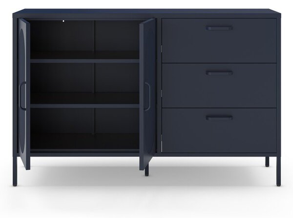 Sötétkék komód 140x90 cm Diora – Marckeric