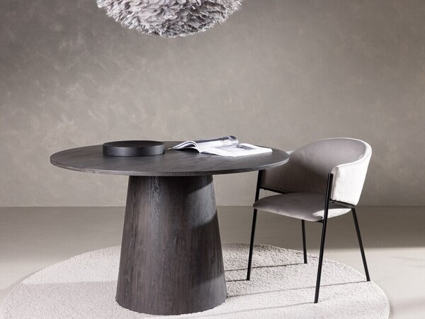 Asztal Dallas 3740, 75cm, Sötét barna