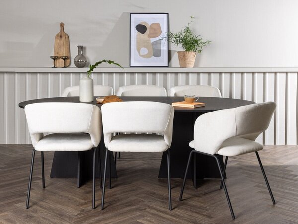 Étkezőgarnitúra Dallas 4025, 75x115cm