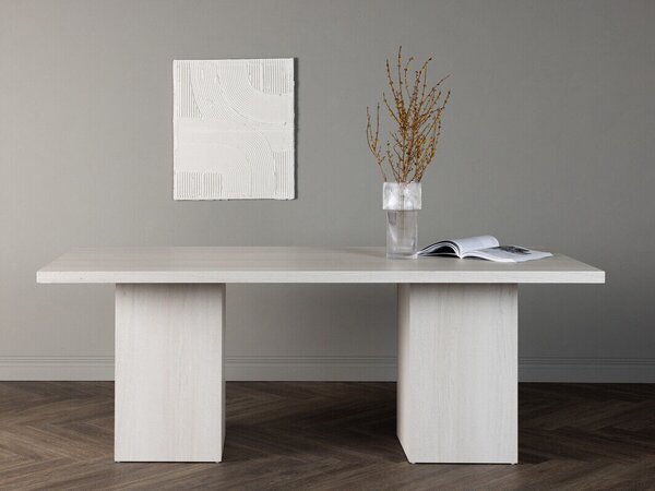 Asztal Dallas 4093, 75x90cm, Fehér
