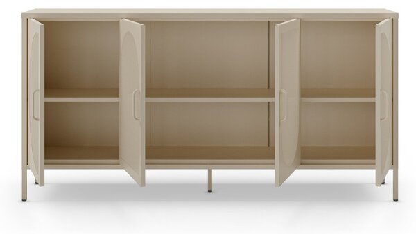 Krémszínű komód 160x90 cm Tayra – Marckeric