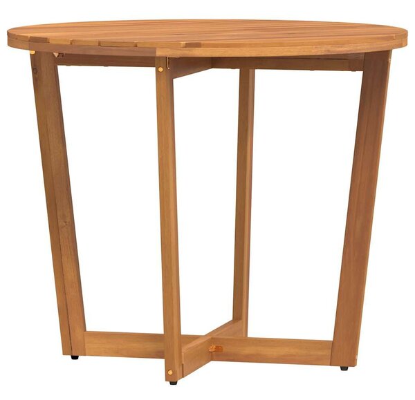 VidaXL tömör akácfa kerti étkezőasztal kerek Ø90x75 cm