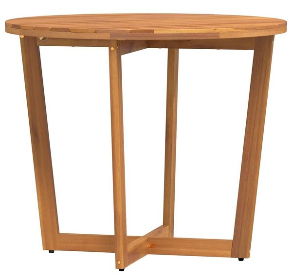 VidaXL tömör akácfa kerti étkezőasztal kerek Ø90x75 cm