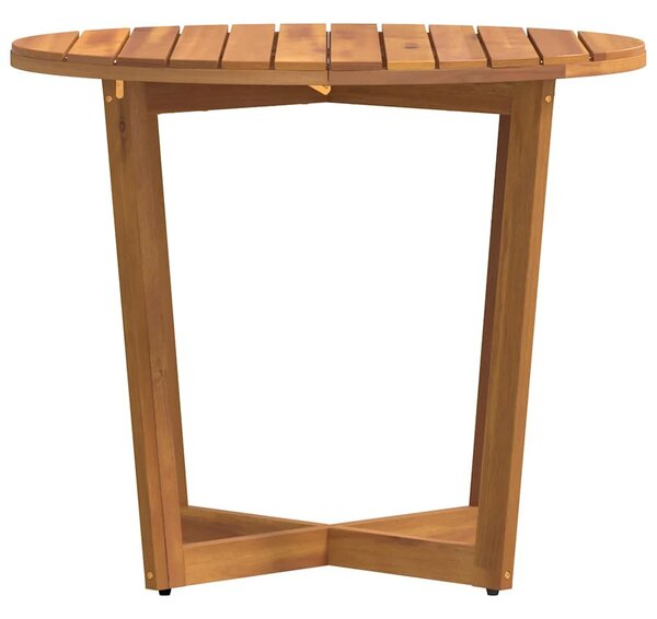VidaXL tömör akácfa kerti étkezőasztal kerek Ø90x75 cm