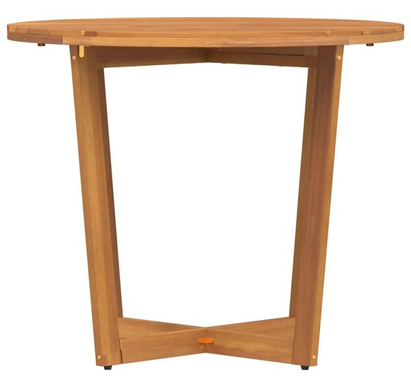 VidaXL tömör akácfa kerti étkezőasztal kerek Ø90x75 cm