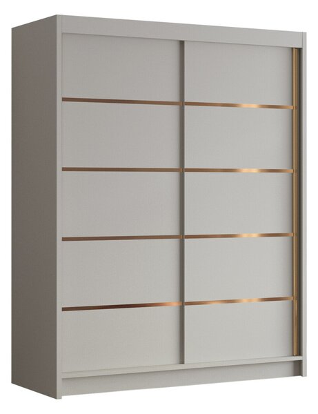 Gardróbszekrény Closico Capsa III, Laminált forgácslap, 200x150x58cm, Kasmír
