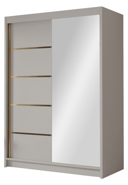 Gardróbszekrény Closico Fornix III, Laminált forgácslap, 200x120x58cm, Kasmír