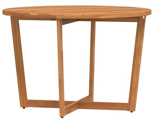 VidaXL tömör akácfa kerti étkezőasztal kerek Ø110 x 75 cm