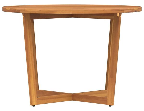 VidaXL tömör akácfa kerti étkezőasztal kerek Ø110 x 75 cm