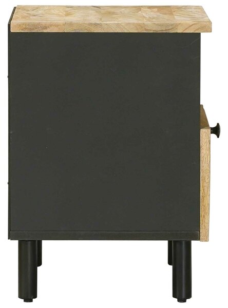 VidaXL Éjjeli asztal 2 pcs Barna 40 x 33 x 46 cm Tömör Mangófát