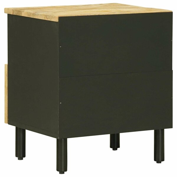 VidaXL Éjjeli asztal 2 pcs Barna 40 x 33 x 46 cm Tömör Mangófát