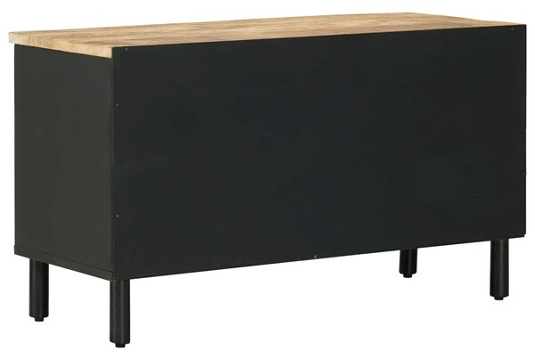 VidaXL Tároló szekrények Barna 80 x 33,5 x 46 cm Tömör Mangófát