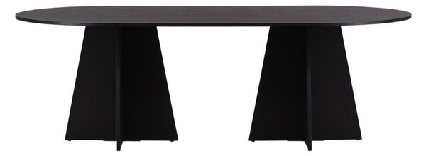 Asztal Dallas 4640, 76x115cm, Fekete