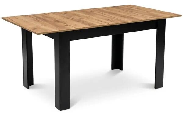 Kihúzható étkezőasztal 120–160 x 80 cm, craft tölgy, 4–6 fő