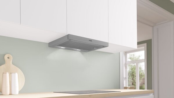 Bosch Serie 2, Teleszkópos páraelszívó, 60 cm, Ezüst, fémes, DFL064W54