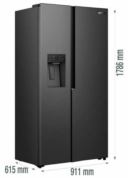 Gorenje Hűtő side by side NRS917E61BX