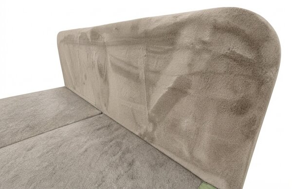 Kárpitozott boxspring ágy FORENA 160x200 cm bézs Matrac: Bonell rugós matrac