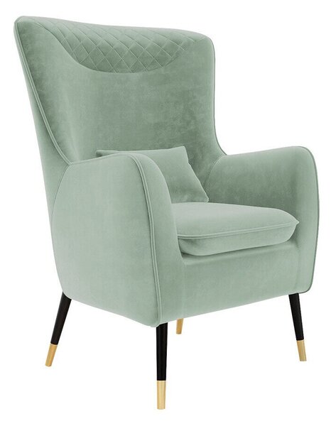 Fotel Orem 114Zöld, 103x79x87cm, Kárpit, Lábak: Fém