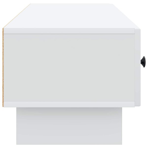 VidaXL TV szekrény fiókkal Fehér 147 x 34,5 x 30 cm Szerelt Fa