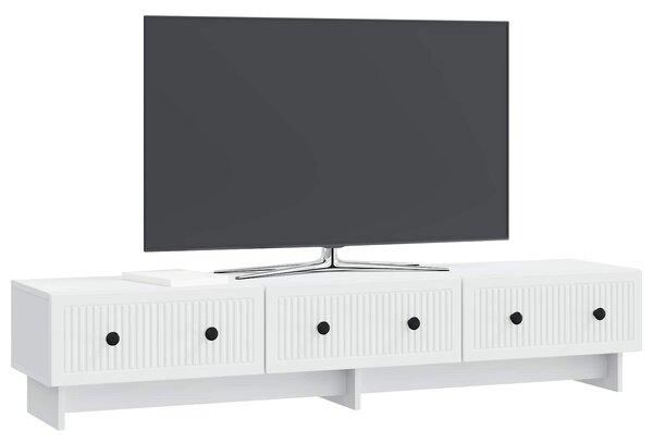 VidaXL TV szekrény fiókkal Fehér 147 x 34,5 x 30 cm Szerelt Fa