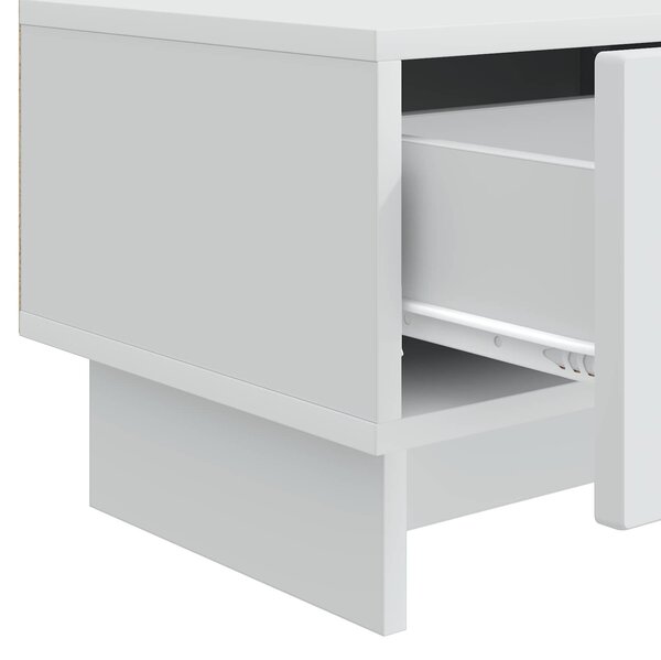 VidaXL TV szekrény fiókkal Fehér 147 x 34,5 x 30 cm Szerelt Fa
