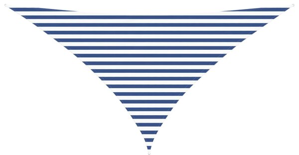 VidaXL Napernyő vitorla Kék és Fehér 3,5 x 3,5 x 4,9 m