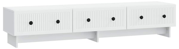 VidaXL TV szekrény fiókkal Fehér 147 x 34,5 x 30 cm Szerelt Fa