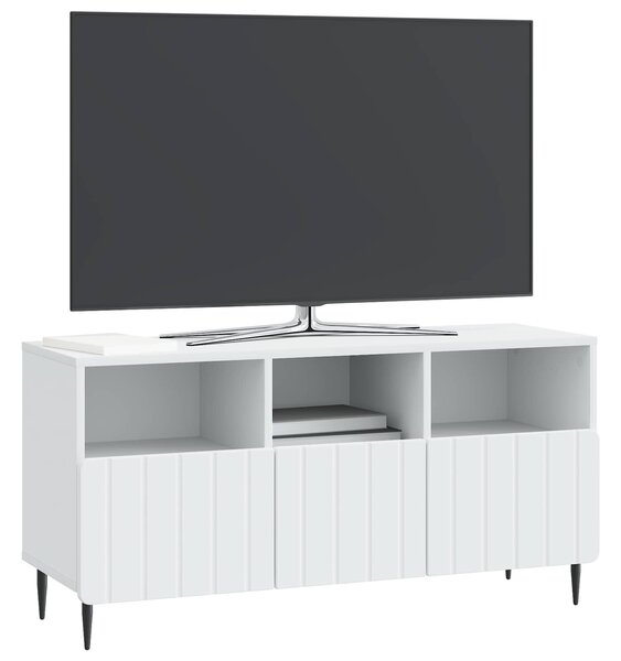 VidaXL TV szekrény fiókkal Fehér 102 x 34,5 x 50 cm Szerelt Fa