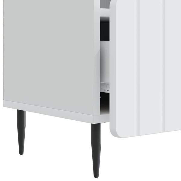 VidaXL TV szekrény fiókkal Fehér 102 x 34,5 x 50 cm Szerelt Fa