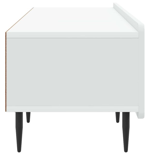 VidaXL TV szekrény fiókkal Fehér 147 x 34,5 x 32 cm Szerelt Fa