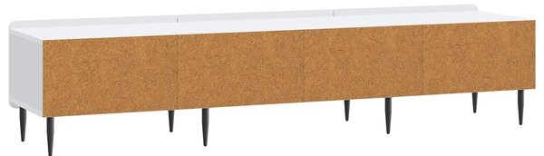 VidaXL TV szekrény fiókkal Fehér 147 x 34,5 x 32 cm Szerelt Fa