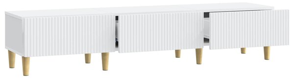 VidaXL TV szekrény fiókkal Fehér 147 x 34,5 x 30 cm Szerelt Fa