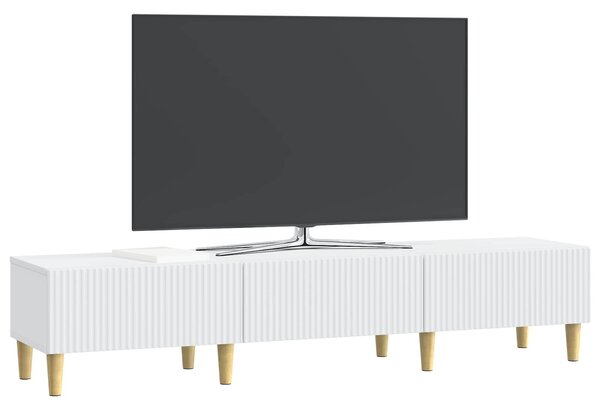 VidaXL TV szekrény fiókkal Fehér 147 x 34,5 x 30 cm Szerelt Fa