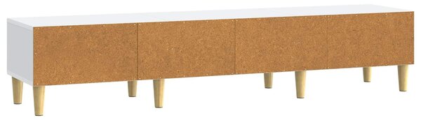 VidaXL TV szekrény fiókkal Fehér 147 x 34,5 x 30 cm Szerelt Fa