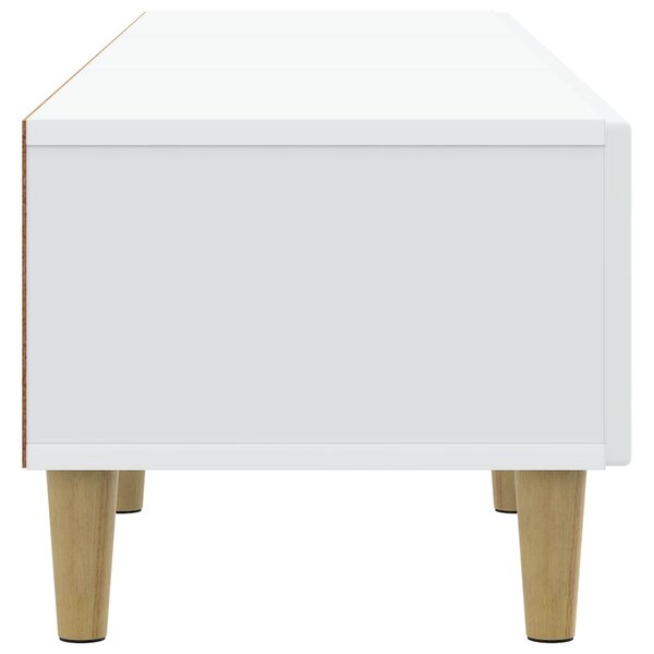 VidaXL TV szekrény fiókkal Fehér 147 x 34,5 x 30 cm Szerelt Fa