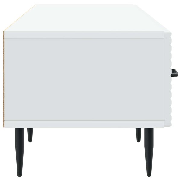 VidaXL TV szekrény fiókkal Fehér 147 x 34,5 x 30 cm Szerelt Fa