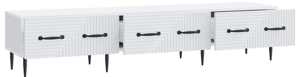 VidaXL TV szekrény fiókkal Fehér 147 x 34,5 x 30 cm Szerelt Fa