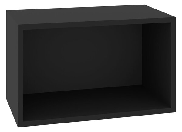 Kos polc, Fekete, 50 x 28 x 30 cm