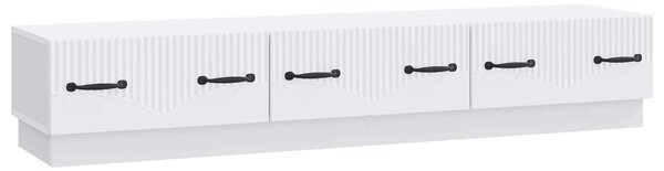 VidaXL TV szekrény fiókkal Fehér 147 x 34,5 x 27 cm Szerelt Fa