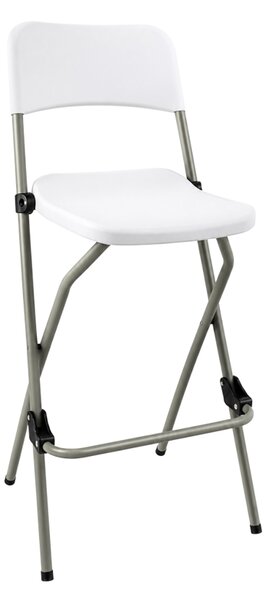 Összecsukható bisztróasztal Ø 80 cm, magasság 110 cm + 2 bárszék