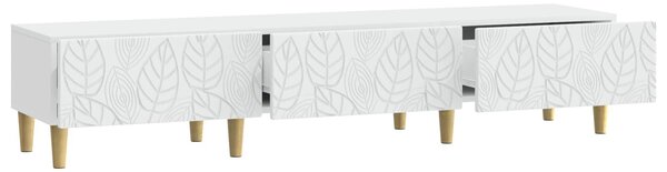 VidaXL TV szekrény 147 x 34,5 x 30 cm Fehér Szerelt Fa