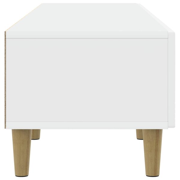 VidaXL TV szekrény 147 x 34,5 x 30 cm Fehér Szerelt Fa