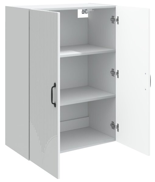 VidaXL Fali szekrény Fehér 66 x 34,5 x 90 cm Szerelt Fa