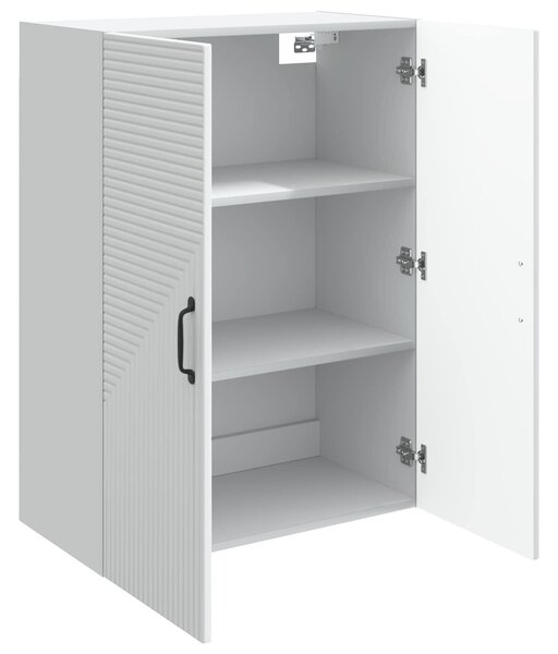 VidaXL Fali szekrény Fehér 66 x 34,5 x 90 cm Szerelt Fa