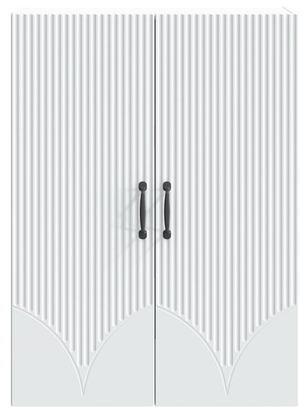 VidaXL Fali szekrény Fehér 66 x 34,5 x 90 cm Szerelt Fa
