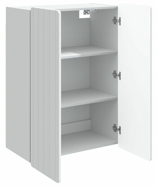 VidaXL Fali szekrény Fehér 66 x 34,5 x 92 cm Szerelt Fa