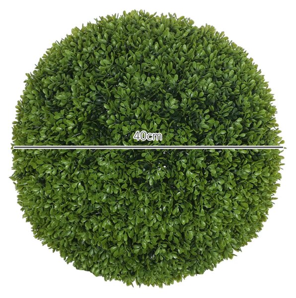 Műnövény szett, 2 db buxus, 40cm magas