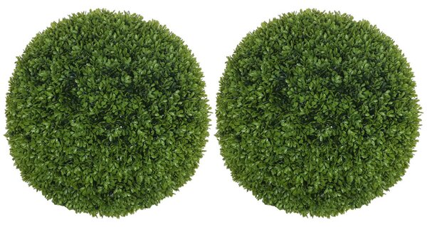 Műnövény szett, 2 db buxus, 40cm magas